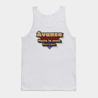 Move towards the goal step by step Tank Top